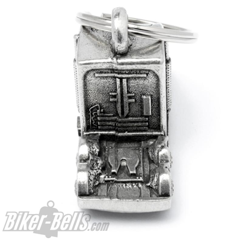 3D Truck Biker-Bell LKW Glücksglocke Trucker Glücksbringer Geschenk Glöckchen